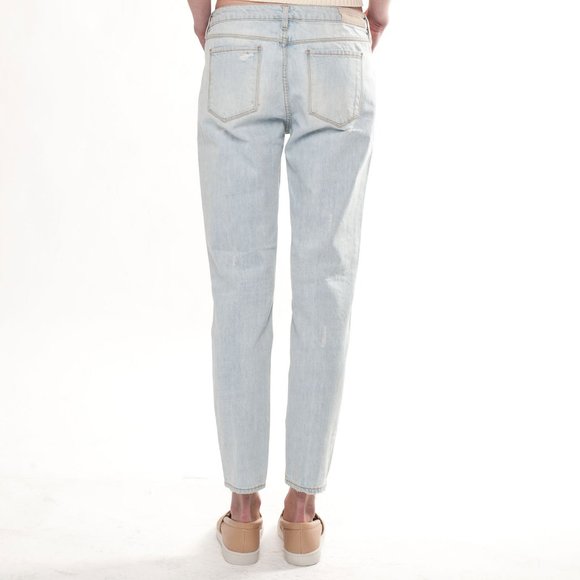 NWT IRO Jeans Blue Distressed Washed Denim Jeans Made in Italy Size 29 $244 - Picture 3 of 4